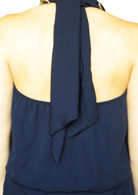 mono azul marino espalda